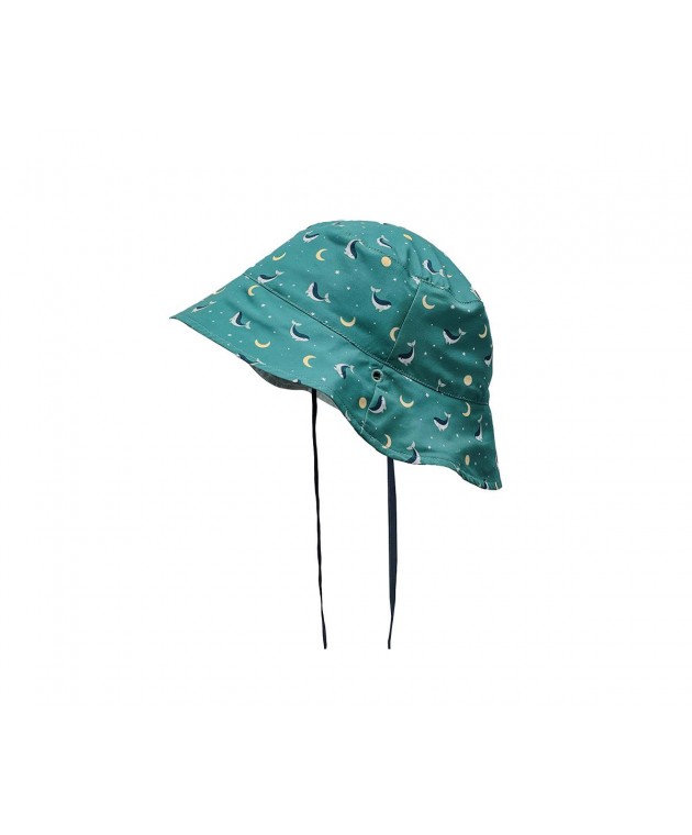 Καπέλο Διπλής Όψης Teal Whale 18-36 Μηνών - Monnëka Καπέλα 