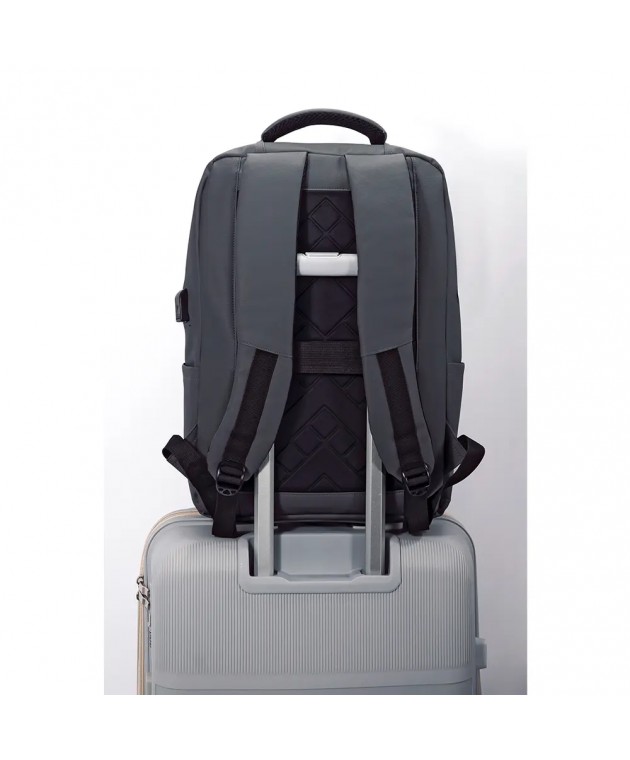 Σακίδιο με Θήκη Laptop 15.6" BENZI (40x30x20cm) Γκρι BZ5880 Τσάντα-Θήκη Laptop