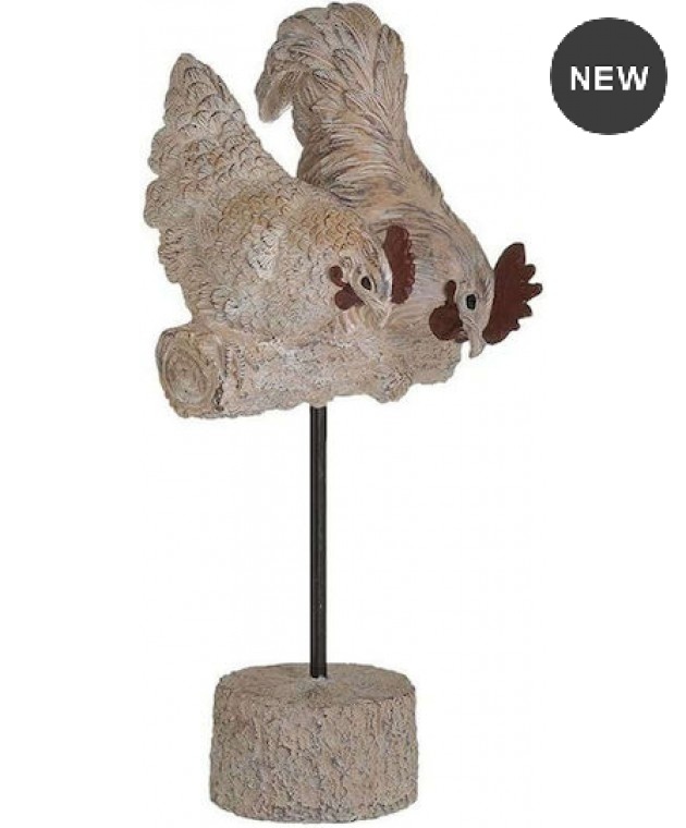 ΚΟΤΑ POLYRESIN ΜΠΕΖ/ΚΑΦΕ 15X8X21cm 3-70-547-0734 Διακοσμητικά