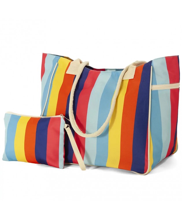 Τσάντα Θαλάσσης BENZI Rainbow BZ5923 50Χ36Χ26 cm Τσάντες Θαλάσσης