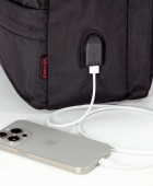 Σακίδιο με Θήκη Laptop 15.6" BENZI (40x30x20cm) Μαύρο BZ5882 Τσάντα-Θήκη Laptop