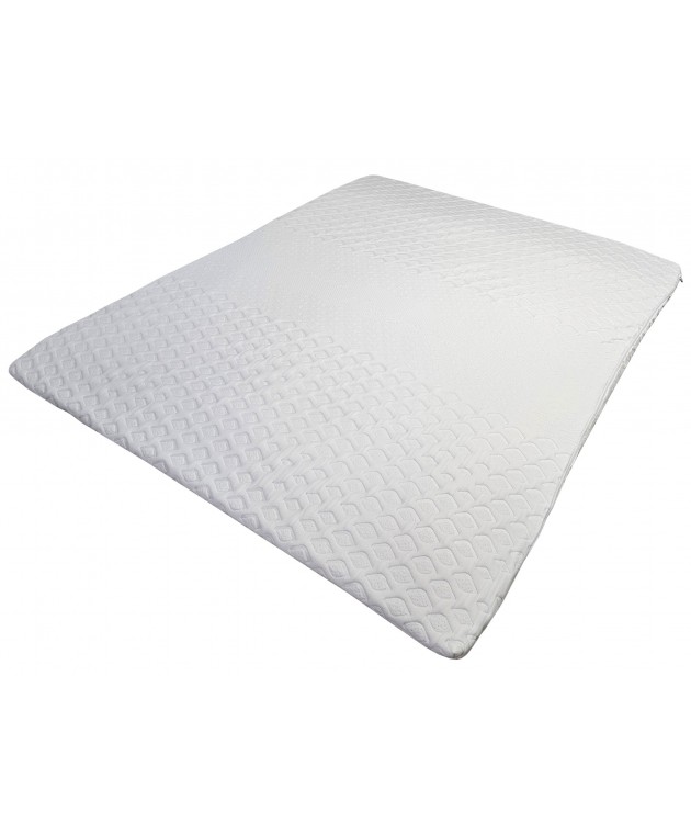 Ανώστρωμα Le Blanc 100% Memory Foam ντυμένο με πλεκτό ύφασμα 100x200x4 Ανώστρωμα  Μονό