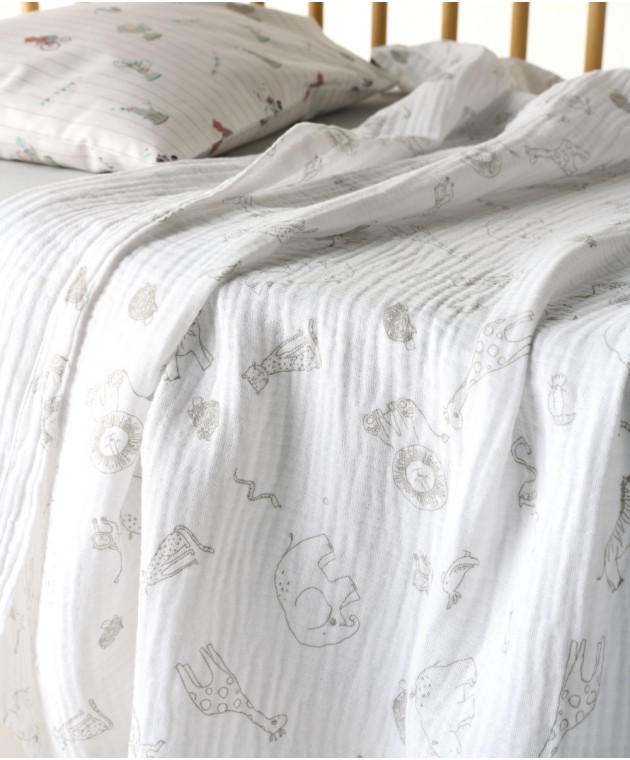 CANOPY A ΚΟΥΒΕΡΤΑ ΑΓΚΑΛΙΑΣ MUSLIN 70X100 Αγκαλιάς-Λίκνου