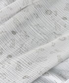 CANOPY A ΚΟΥΒΕΡΤΑ ΑΓΚΑΛΙΑΣ MUSLIN 70X100 Αγκαλιάς-Λίκνου