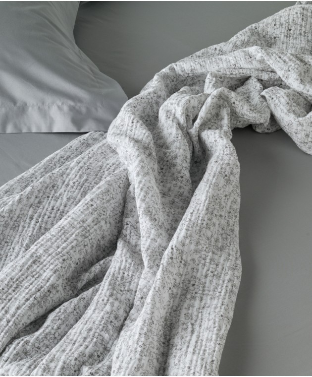 EVANTHIA 22 ΚΟΥΒΕΡΤΑ ΥΠΕΡΔΙΠΛΗ MUSLIN 220X240 Κουβέρτες Βαμβακερές Υπέρδιπλες