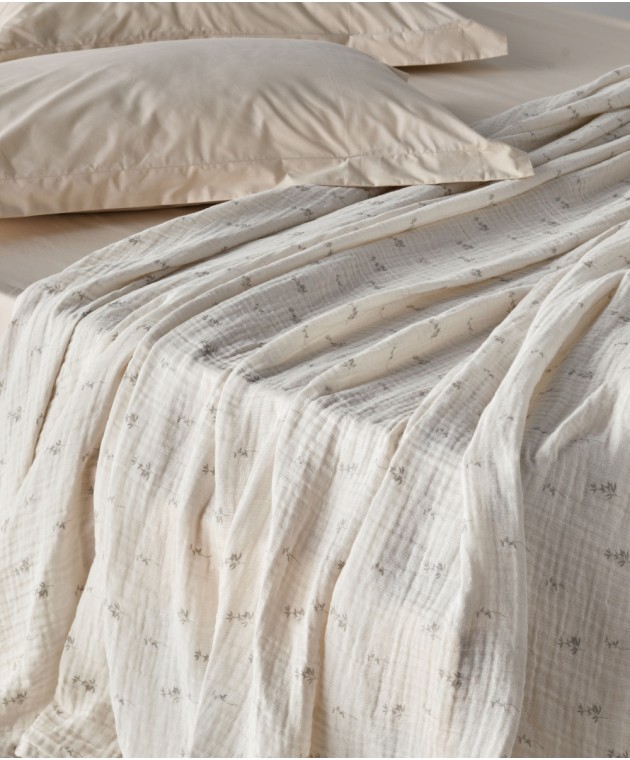 LUMA A ΚΟΥΒΕΡΤΑ ΥΠΕΡΔΙΠΛΗ MUSLIN 220X240 Κουβέρτες Βαμβακερές Υπέρδιπλες