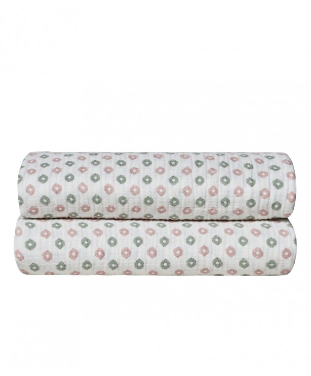 TRUBI 14A ΚΟΥΒΕΡΤΑ ΥΠΕΡΔΙΠΛΗ MUSLIN 220X240 Κουβέρτες Βαμβακερές Υπέρδιπλες