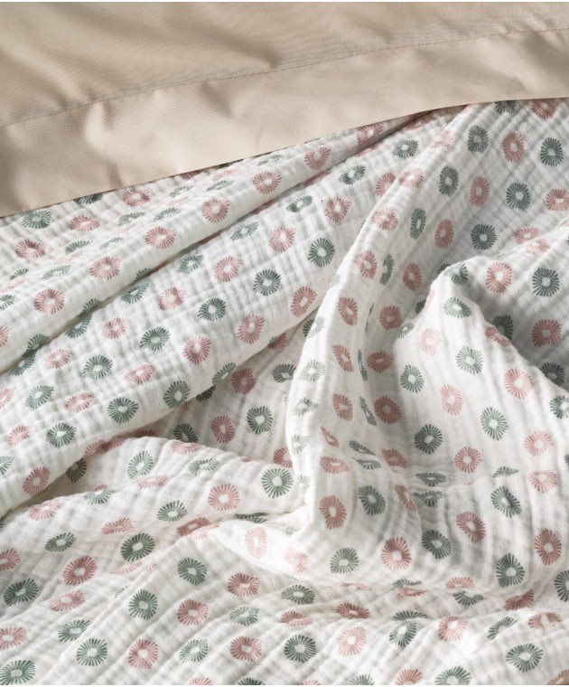 TRUBI 14A ΚΟΥΒΕΡΤΑ ΥΠΕΡΔΙΠΛΗ MUSLIN 220X240 Κουβέρτες Βαμβακερές Υπέρδιπλες