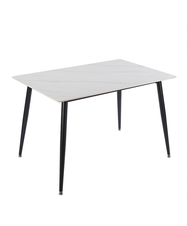 LOBY CERAMIC WHITE MARBLE 120Χ80Χ75εκ. ΤΡΑΠΕΖΙ Τραπέζια