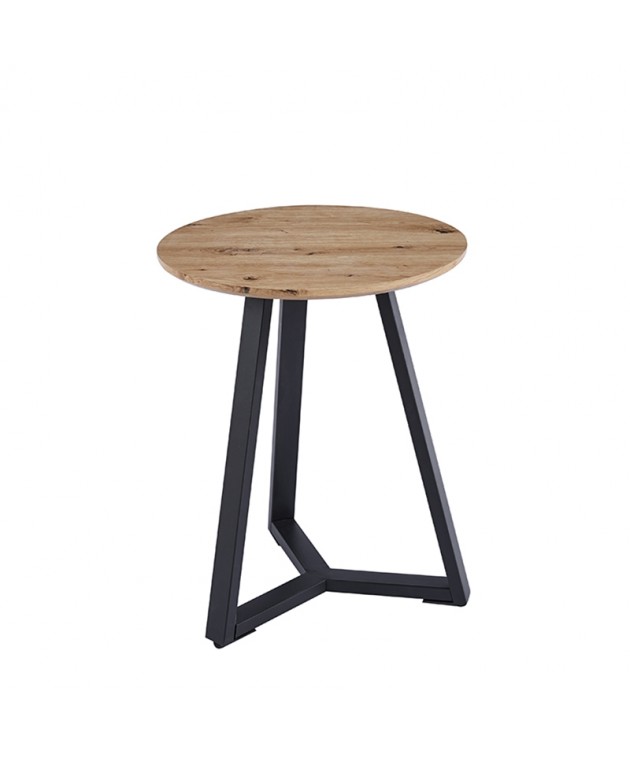 ALEX SONOMA OAK Φ45Χ55εκ. ΤΡΑΠΕΖΙ ΣΑΛΟΝΙΟΥ Τραπεζάκια Σαλονιού