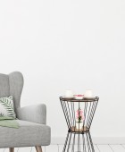 TBBT-16 ΒΚ ΤΡΑΠΕΖΑΚΙ ΒΟΗΘΗΤΙΚΟ ΜΕΤΑΛΛΙΚΟ ΜΑΥΡΟ ΜΕ ΚΑΠΑΚΙ ΞΥΛΙΝΟ ΚΑΡΥΔΙΑ