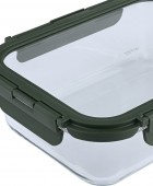  ΦΑΓΗΤΟΔΟΧΕΙΟ CLICK&SEAL 1060ml 19.8x14.8x5.9cm OLIVE  01-39660 Φαγητοδοχεία