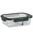 ESTIA ΦΑΓΗΤΟΔΟΧΕΙΟ CLICK&SEAL 2 ΘΕΣΕΩΝ ΜΕ ΑΕΡΑΓΩΓΟ 1460ml OLIVE Φαγητοδοχεία