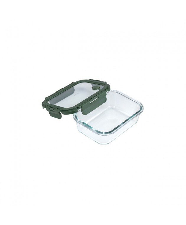 ESTIA ΦΑΓΗΤΟΔΟΧΕΙΟ CLICK&SEAL 370ml 14.5x10.5x4.7cm OLIVE Φαγητοδοχεία