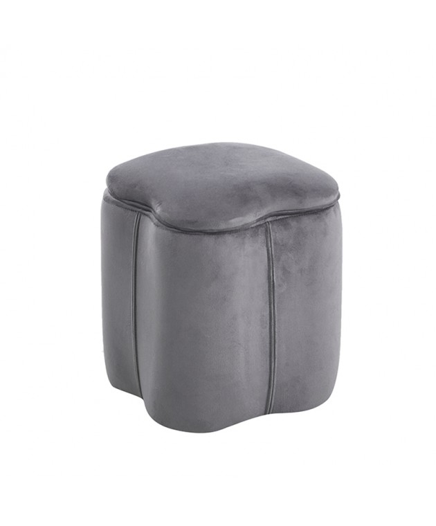 FIONA ΣΚΑΜΠΟ VELVET GREY ΜΕ ΑΠΟΘ. ΧΩΡΟ 30X30X34εκ.
