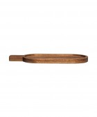 ESTIA ΔΙΣΚΟΣ ΣΕΡΒΙΡΙΣΜΑΤΟΣ ALLURE 33.5x13x2cm ΟΒΑΛ ΜΕ ΧΕΡΟΥΛΙ Δίσκοι