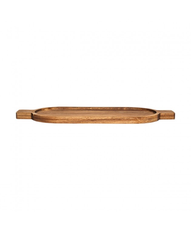 ESTIA ΔΙΣΚΟΣ ΣΕΡΒΙΡΙΣΜΑΤΟΣ ALLURE 49x18x2cm ΟΒΑΛ ΜΕ ΧΕΡΟΥΛΙΑ Δίσκοι