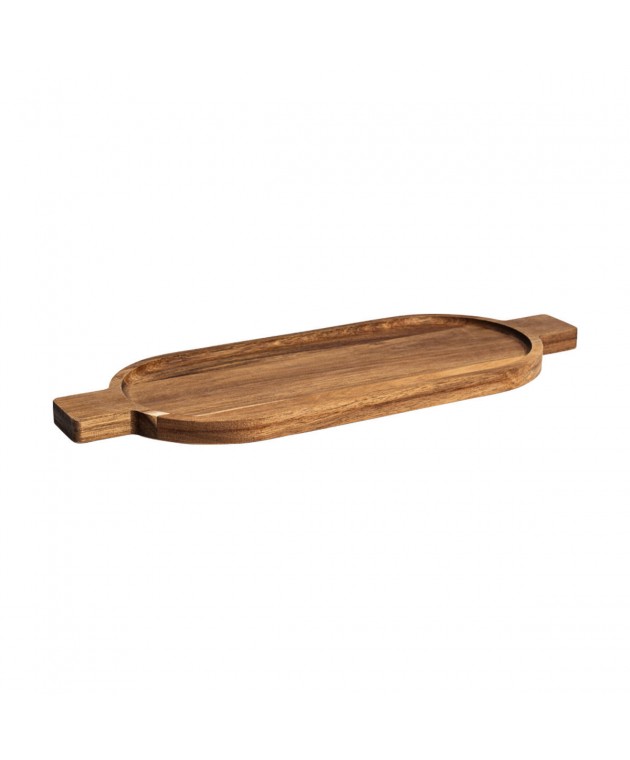 ESTIA ΔΙΣΚΟΣ ΣΕΡΒΙΡΙΣΜΑΤΟΣ ALLURE 49x18x2cm ΟΒΑΛ ΜΕ ΧΕΡΟΥΛΙΑ Δίσκοι