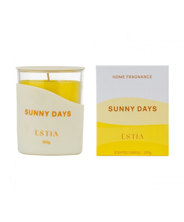 ESTIA ΑΡΩΜΑΤΙΚΟ ΚΕΡΙ SUNNY DAYS 200gr Κεριά