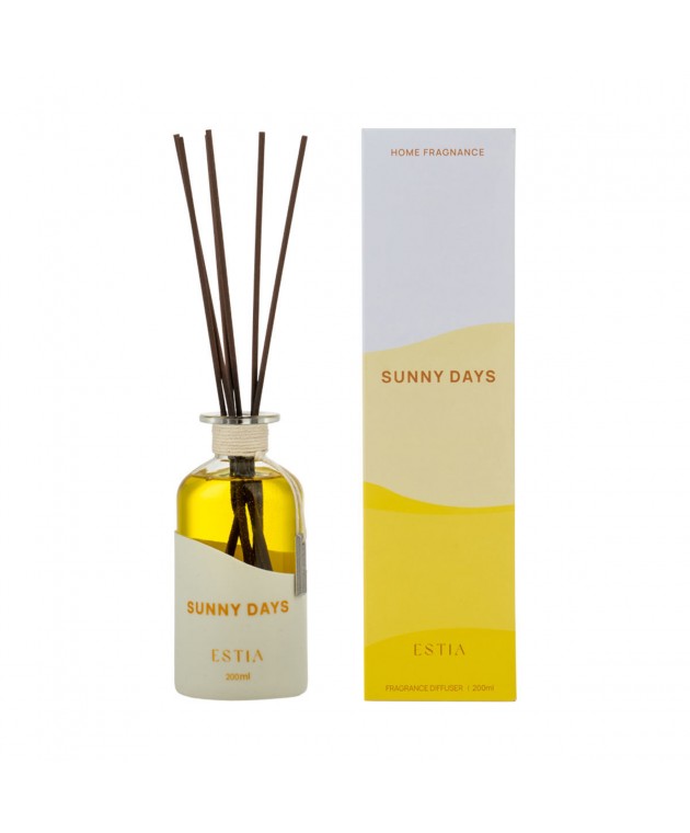 ESTIA ΑΡΩΜΑΤΙΚΟ ΧΩΡΟΥ ΜΕ ΣΤΙΚ SUNNY DAYS 200ml Αρωματικά Χώρου