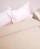 Κουβέρτα Πικέ Μονή 160x240 Αλέξα Μπεζ Κουβέρτες Πικέ Μονές