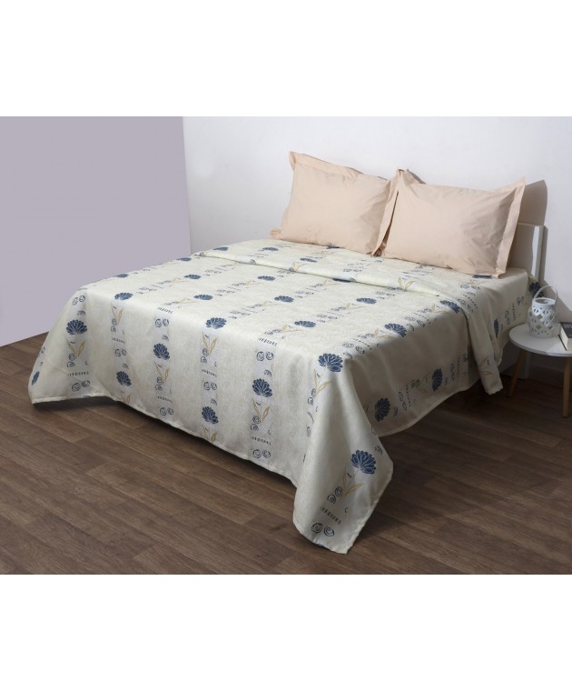 Κουβέρτα Polycotton Ημίδιπλη 170x260 2701 Κουβέρτες Βαμβακερές Μονές