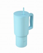 ESTIA ΘΕΡΜΟΣ STRAW TUMBLER XL SAVE THE AEGEAN 900ml ARCTIC ΘΕΡΜΟΣ-ΠΑΓΟΥΡΙΑ