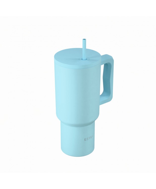 ESTIA ΘΕΡΜΟΣ STRAW TUMBLER XL SAVE THE AEGEAN 900ml ARCTIC ΘΕΡΜΟΣ-ΠΑΓΟΥΡΙΑ