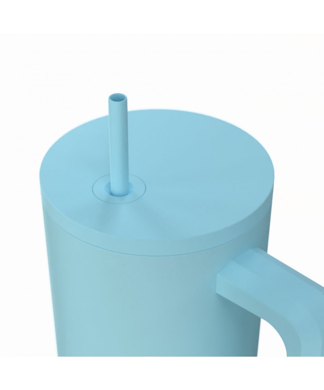 ESTIA ΘΕΡΜΟΣ STRAW TUMBLER XL SAVE THE AEGEAN 900ml ARCTIC ΘΕΡΜΟΣ-ΠΑΓΟΥΡΙΑ