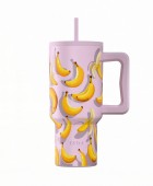 ESTIA ΘΕΡΜΟΣ STRAW TUMBLER XL SAVE THE AEGEAN 900ml BANANA MOOD ΘΕΡΜΟΣ-ΠΑΓΟΥΡΙΑ