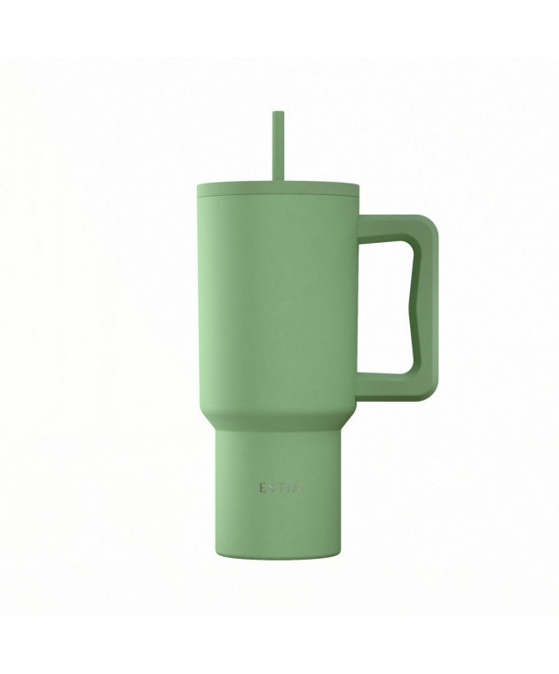 ESTIA ΘΕΡΜΟΣ STRAW TUMBLER XL SAVE THE AEGEAN 900ml PINE ΘΕΡΜΟΣ-ΠΑΓΟΥΡΙΑ