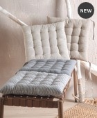 Μαξιλάρι Καρέκλας 40X40 TRYPE ΜΠΕΖ ΡΙΓΕ, RYTHMOS HOME Μαξιλάρια Kαρέκλας