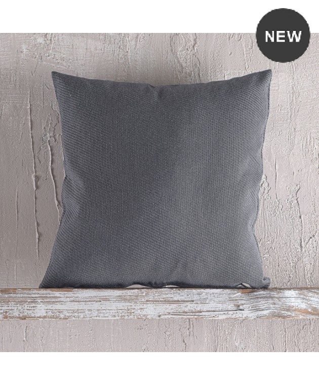 Διακοσμητική μαξιλαροθήκη (40Χ40) REVE ANTHRACITE, RYTHMOS HOME Μαξιλαροθήκες