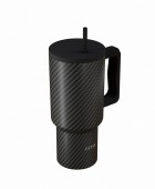 ESTIA ΘΕΡΜΟΣ STRAW TUMBLER XL SAVE THE AEGEAN 900ml CARBON FIBRE ΘΕΡΜΟΣ-ΠΑΓΟΥΡΙΑ