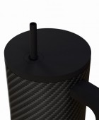 ESTIA ΘΕΡΜΟΣ STRAW TUMBLER XL SAVE THE AEGEAN 900ml CARBON FIBRE ΘΕΡΜΟΣ-ΠΑΓΟΥΡΙΑ