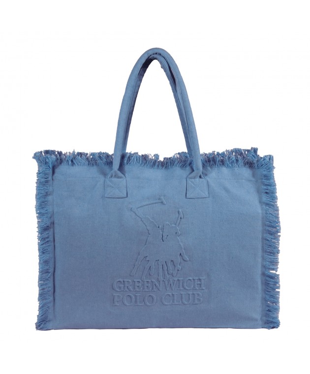 GREENWICH POLO CLUB ΤΣΑΝΤΑ ΘΑΛΑΣΣΗΣ 45Χ35 ESSENTIAL 5249 SMOKE GREY Τσάντες Θαλάσσης