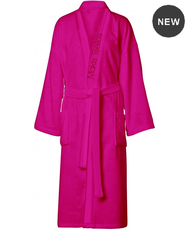 Μπουρνούζι (XL) GEMA 4 FUCHSIA, MAKIS TSELIOS Μπουρνούζια