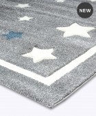 Χαλί παιδικό (133X190) BEBE STARS A173A LIGHT BLUE, EZZO Παιδικά Χαλιά