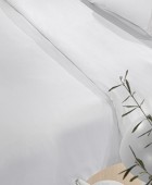 Σεντόνι Color Plus White Με Λάστιχο 180x200+42 King Size