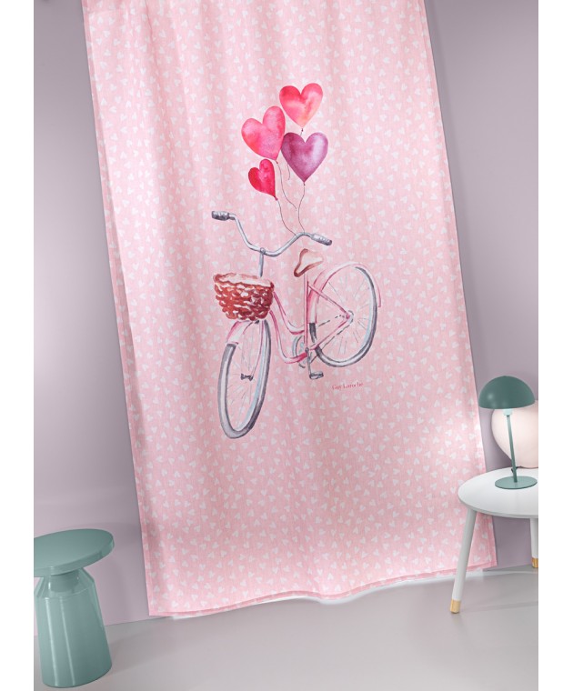 Κουρτίνα Kids-Bebe Amore Pink 145X270 Παιδικές Κουρτίνες