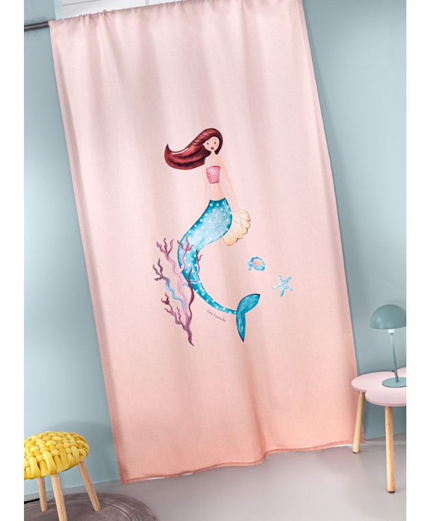 Κουρτίνα Kids-Bebe Merida Salmon 145Χ270 Παιδικές Κουρτίνες