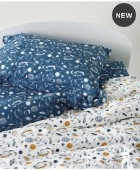 Παιδικό Κουβερλί Μονό Kentia Garnet White-Blue 160x240 Παιδικά Κουβερλί