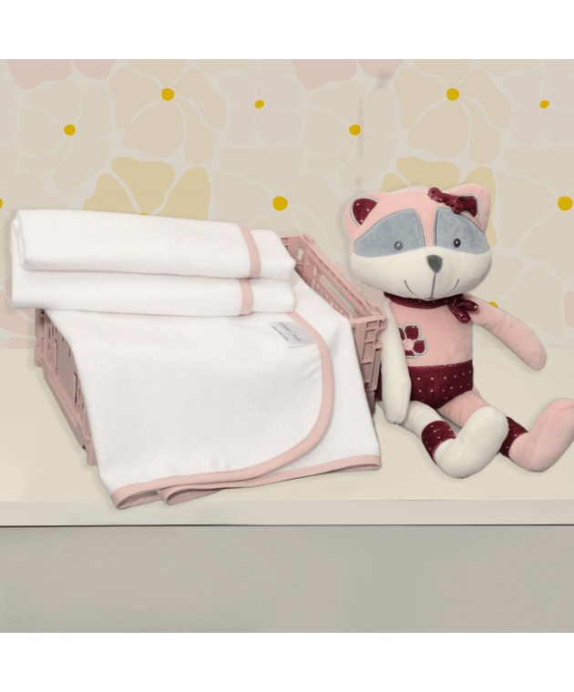 Πάνα Φανελλένια 80x80 cm με Ρέλι 200 γρμ/τμ - Design 312 - Oliver Baby