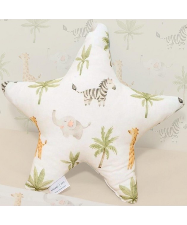 Μαξιλάρι Διακοσμητικό Αστέρι 37x37 cm Design 424 Oliver Baby