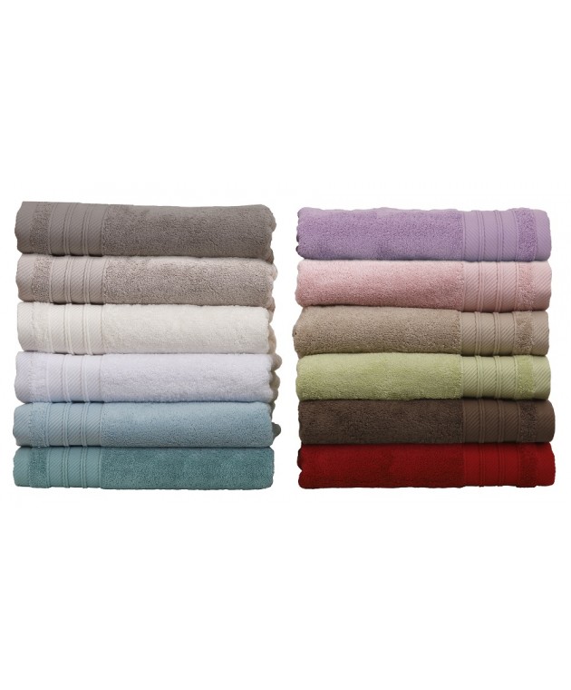 Πετσέτα προσώπου (50Χ100) SOFT COLLECTION RED, ANNA RISKA (Κόκκινο, Προσώπου)