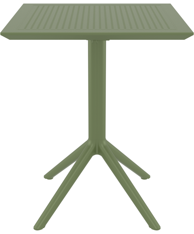ΣΚΑΙ ΤΡΑΠΕΖΙ ΠΤΥΣ/ΝΟ 60Χ60X74εκ. OLIVE GREEN ΠΟΛ/ΝΙΟΥ Πλαστικά
