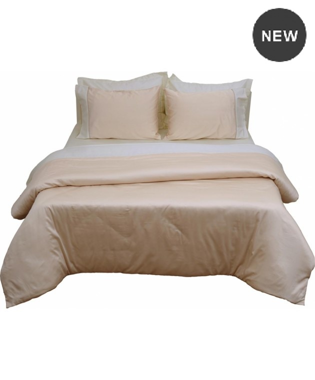 Πάπλωμα Υ/Δ (220Χ240) LUXURY BICOLOUR BEIGE/IVORY, ANNA RISKA Παπλώματα Υπέρδιπλα