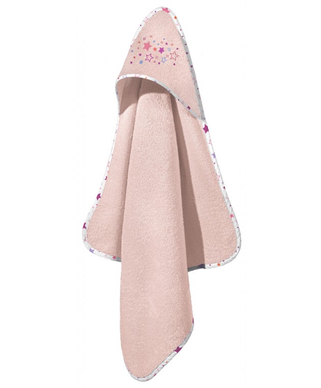 Βρεφικό Μπουρνούζι - Κάπα Starland Pink 75x75 Βρεφικές Κάπες