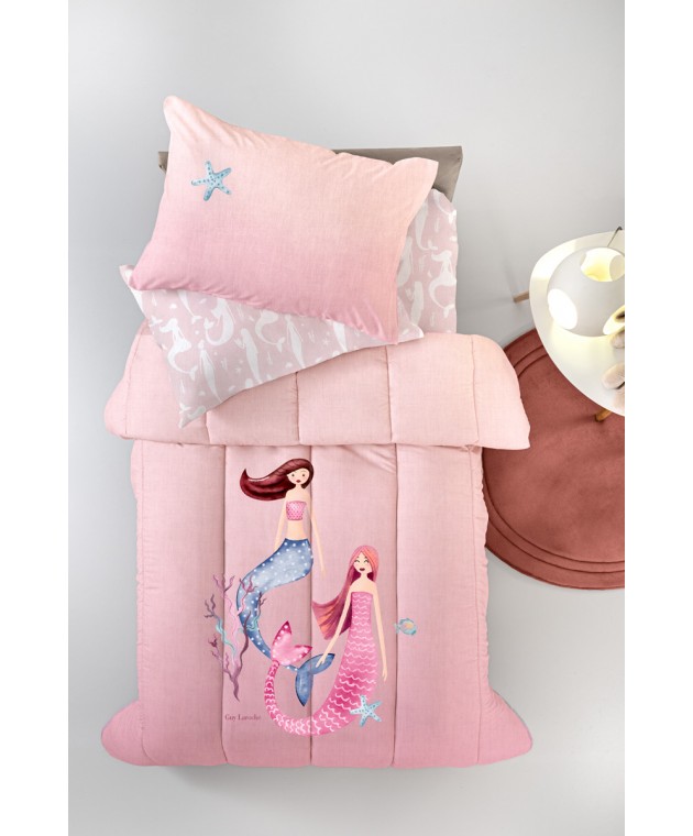 Κουβερλί Merida Pink Suede 160X230 Παιδικά Κουβερλί