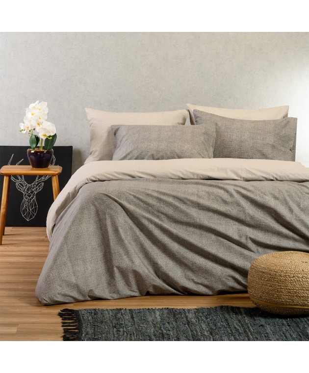 ΣΕΤ ΣΕΝΤΟΝΙΑ ΥΠΕΡΔΙΠΛΑ LUCA GREY ULTRA LINE (235X270) Σεντόνια Υπέρδιπλα